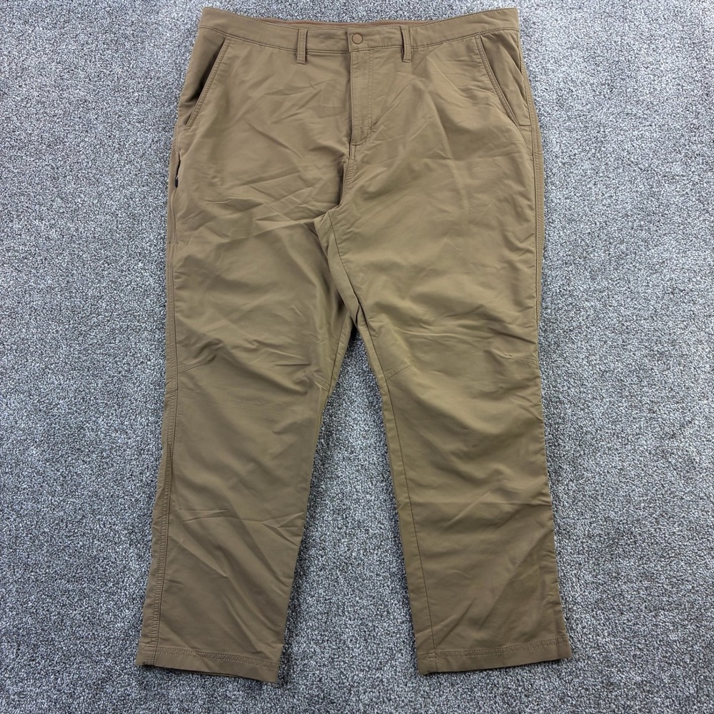 Alpine Design Pants Mens 42x30 Brown Trailhead Tech Hiking Nylon Stretch Outdoor